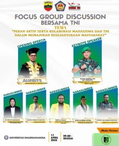 TNI & Universitas Dharmawangsa Gelar FGD Strategis, Sosialisasikan Hasil Kajian RUU TNI No 34 Tahun 2024