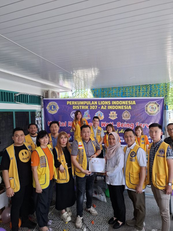 Darmawan Yusuf dari Lions Club Medan Golden Estate Catat Sejarah Bakti Sosial Mental Health di Medan